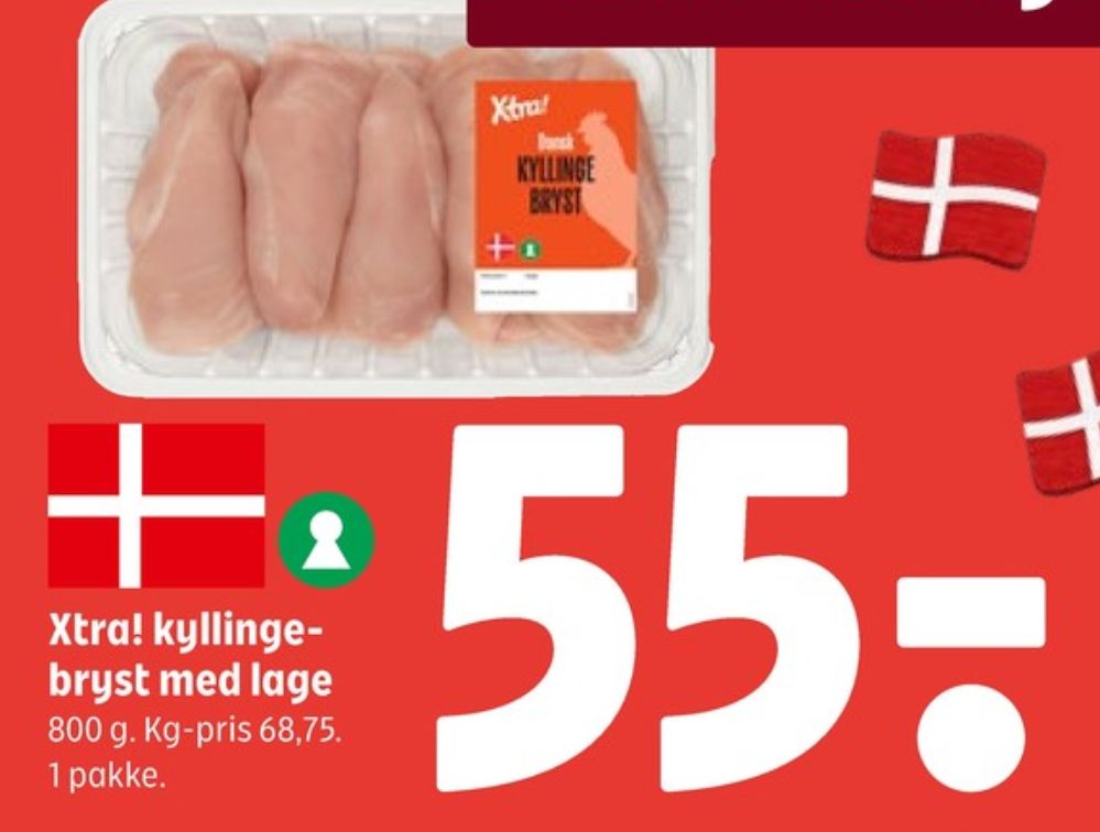 Xtra, Kyllingebrystfilet