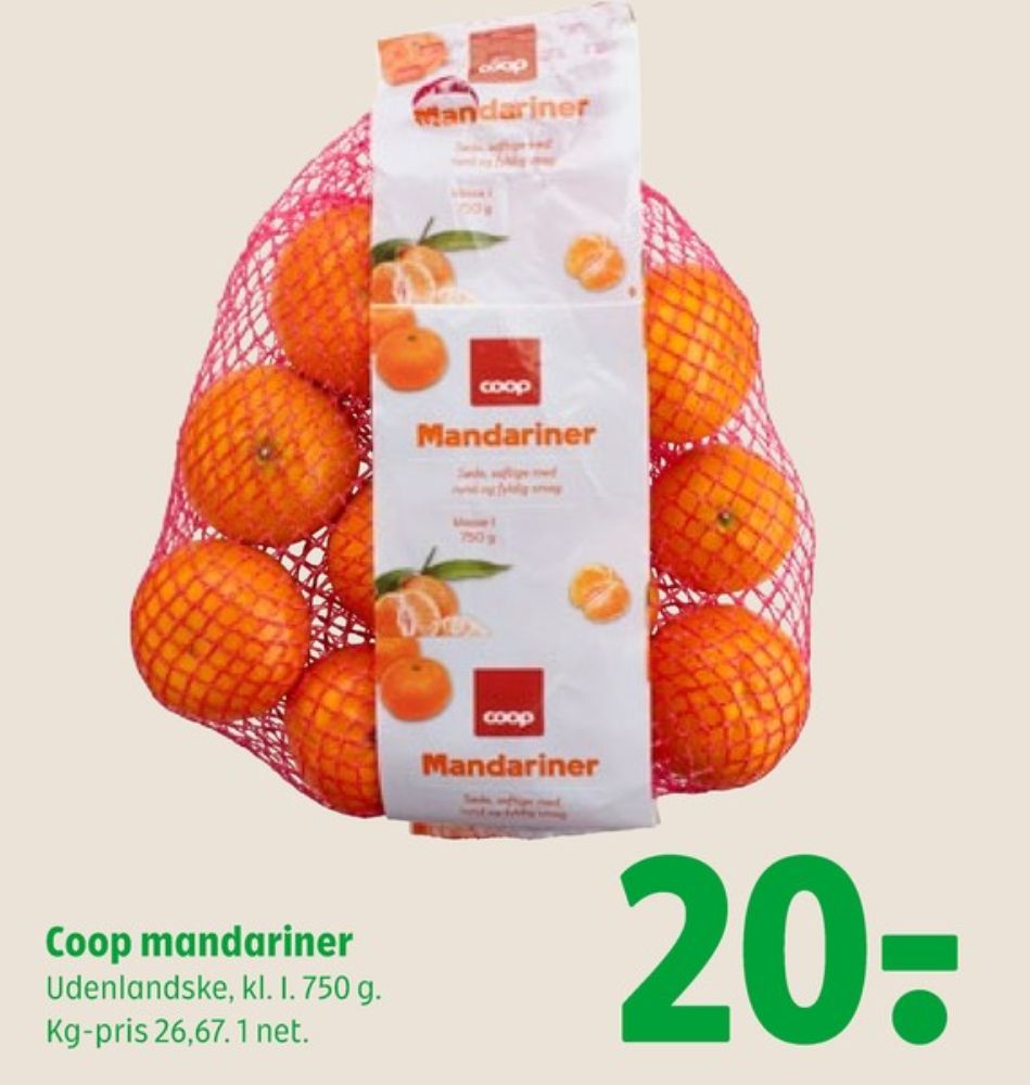 Coop, Mandariner