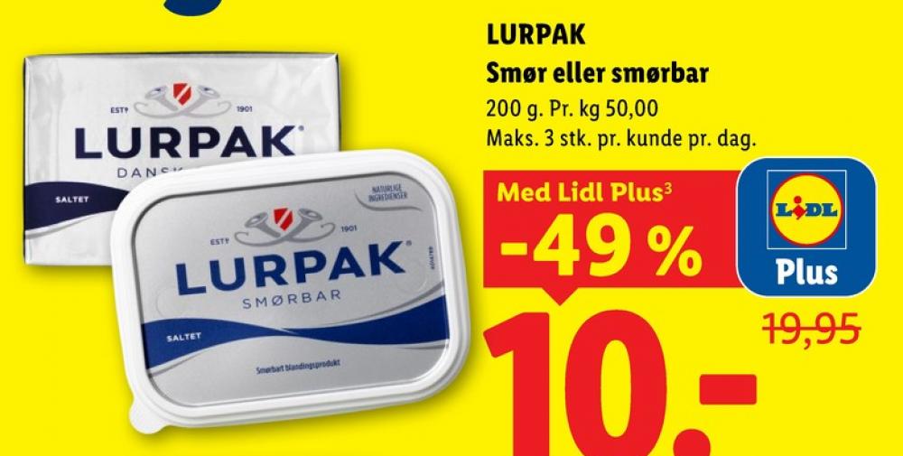 Lurpak, Smør