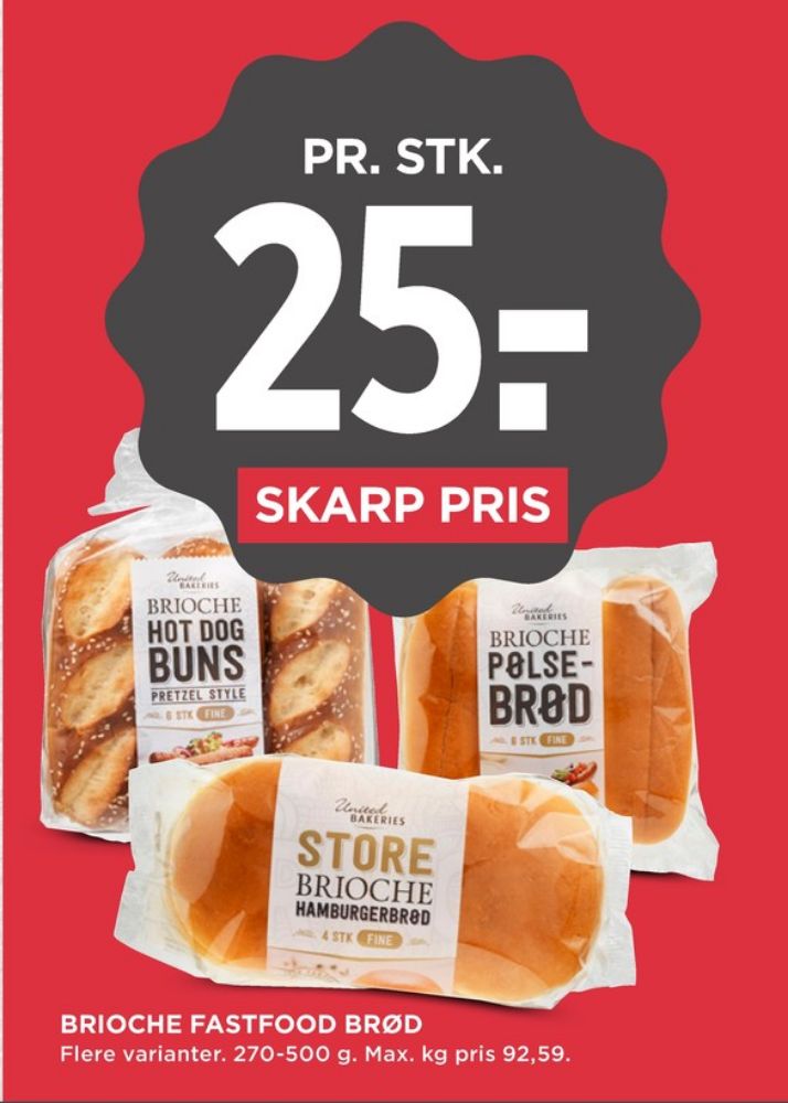 United Bakeries, Brioche Hotdogbrød