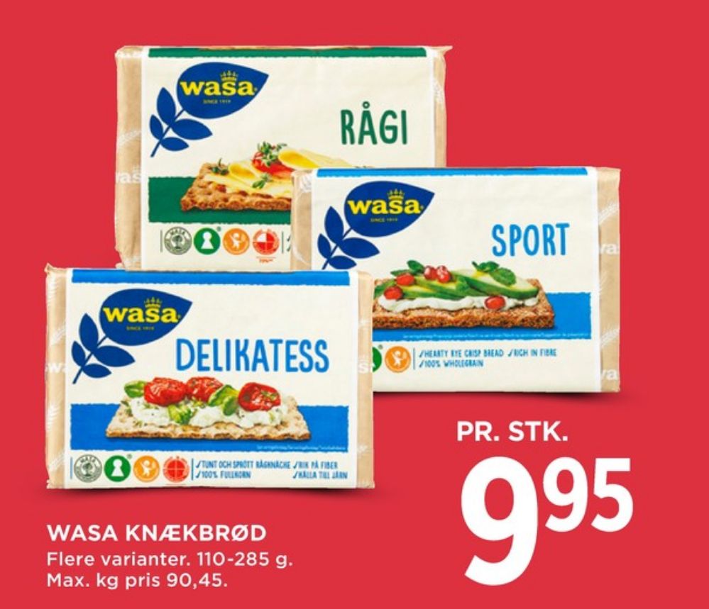 Wasa, Rågi knækbrød