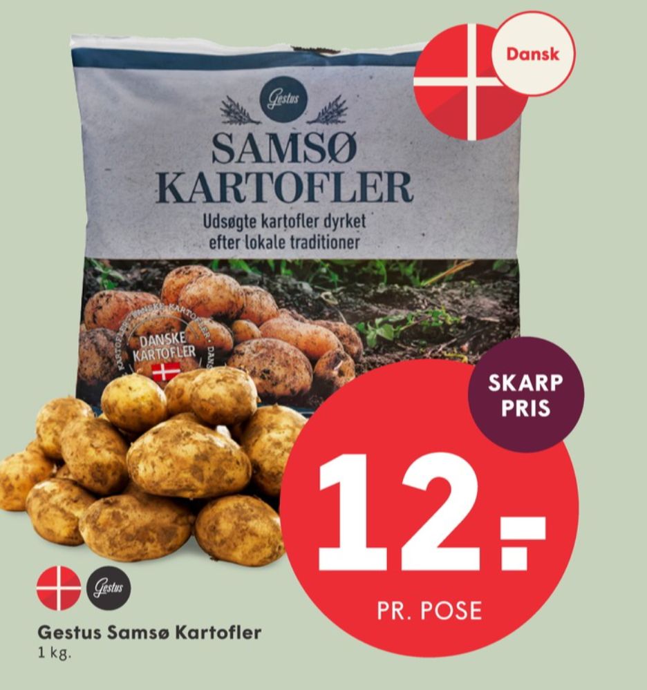 Gestus, Kartofler