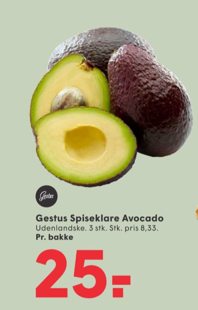 Gestus, Avocado