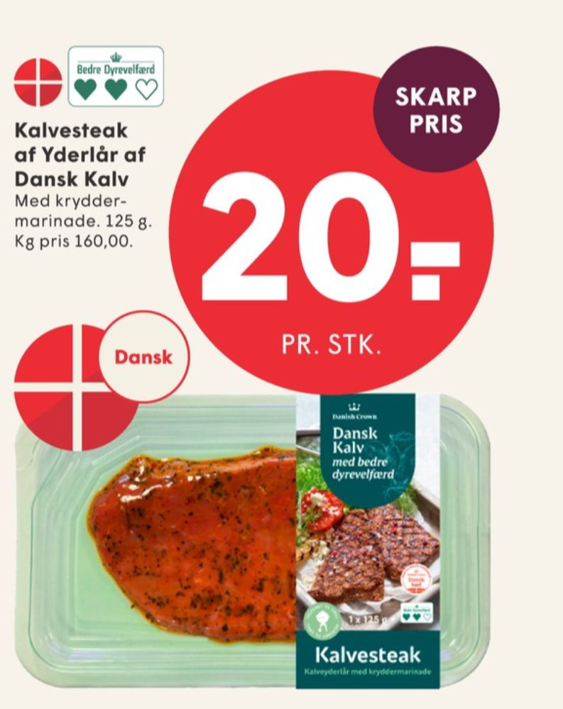 Danish Crown, Kalvesteaks