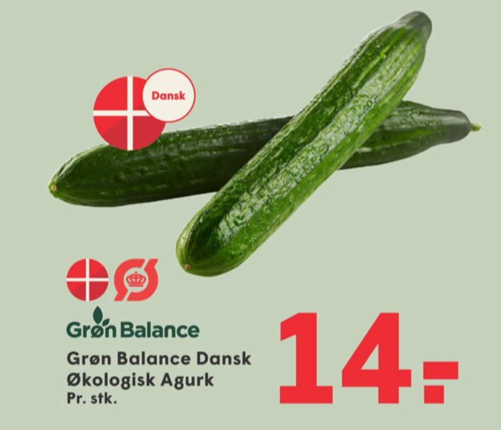 Grøn Balance, Agurk