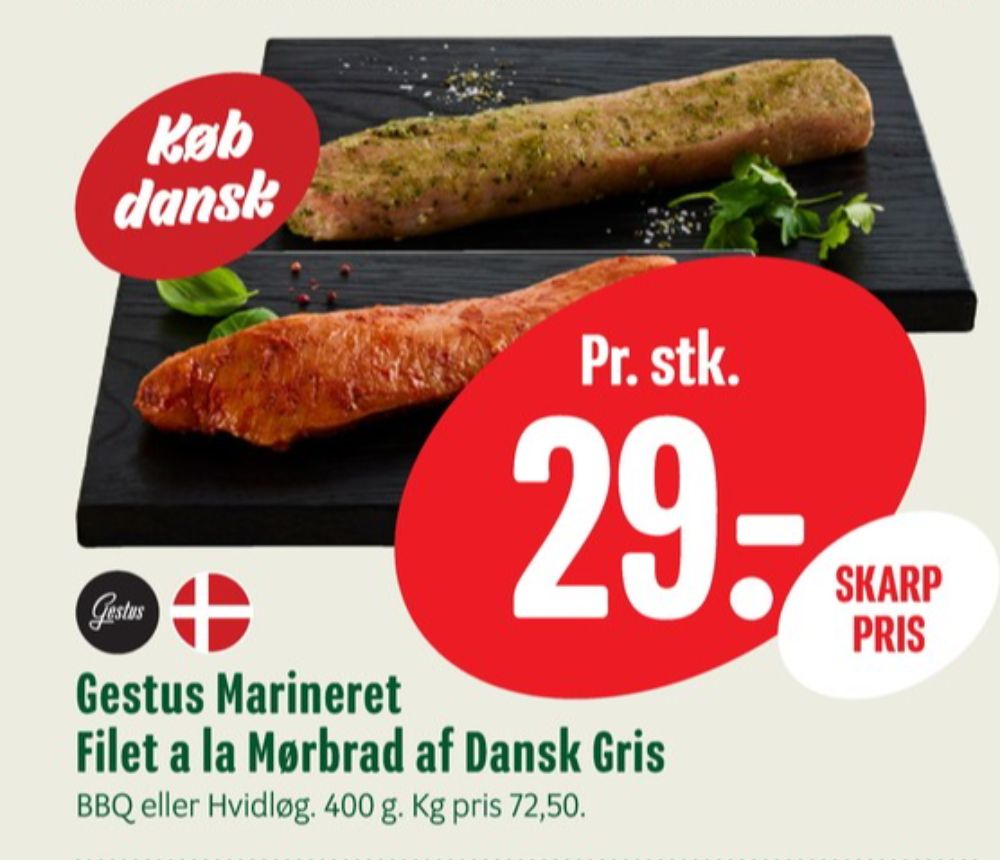 Gestus, Grisefilet