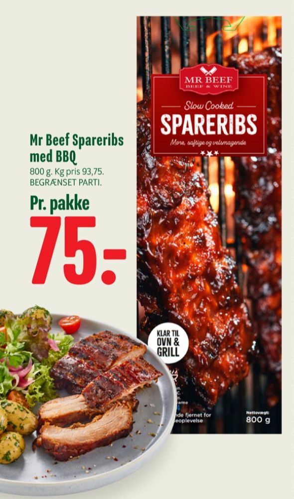 Mr Beef, Spareribs