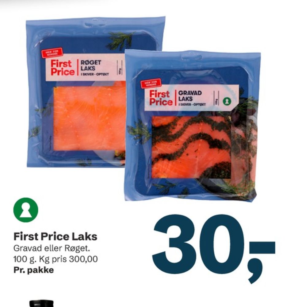 First Price, Laks i skiver