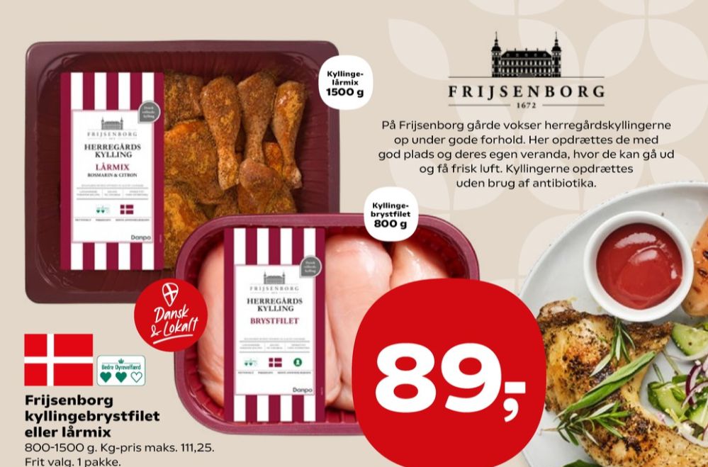 Frijsenborg, Kyllingelårmix