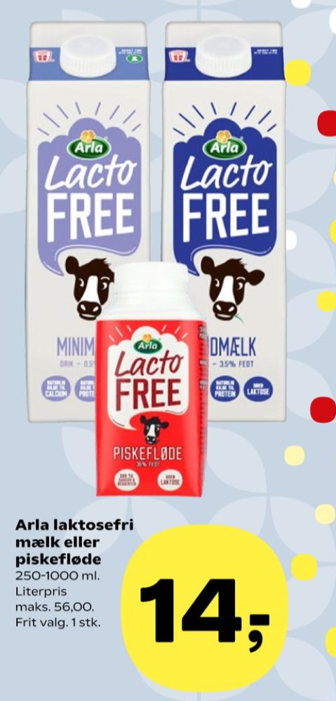 Arla Lacto FREE, Minimælk