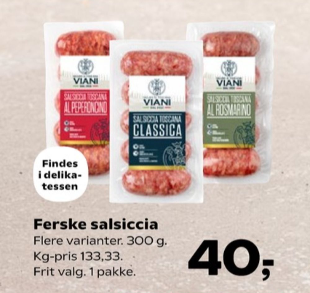 Viani, Salsiccia Toscana Al Rosmarino