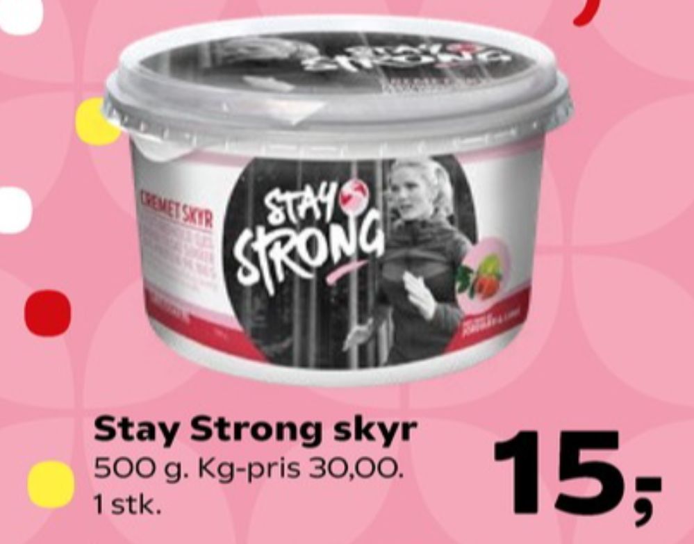Stay Strong, Strawberry & Lime Skyr 
