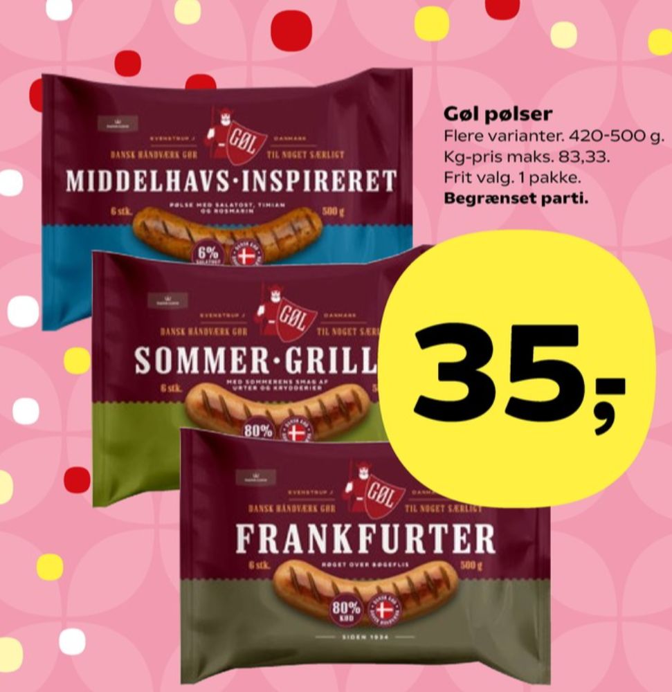 Gøl, Middelhavs-Inspireret Pølser