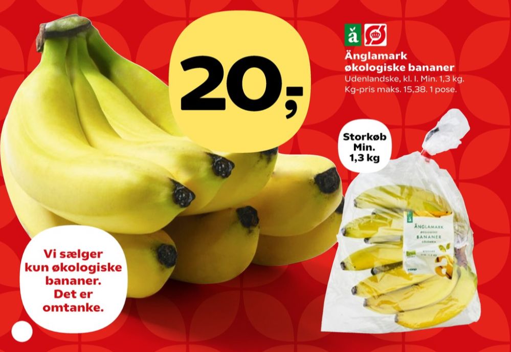 Änglamark, Bananer