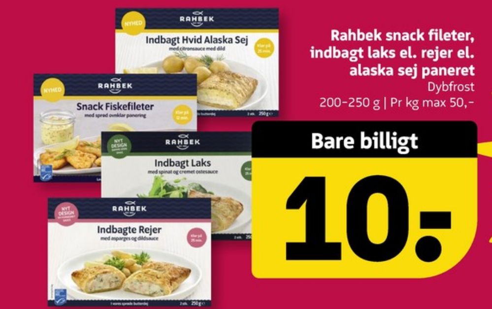 Rahbek, Indbagte Rejer med Asparges og Dildsauce