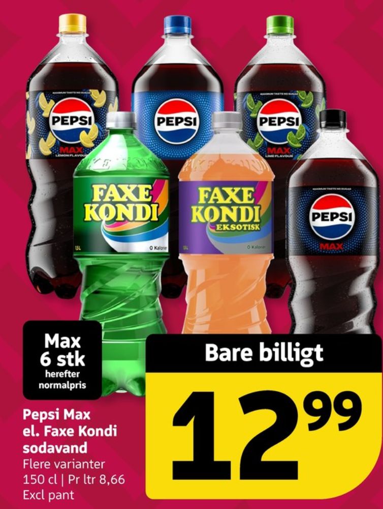 Pepsi Max, Cola