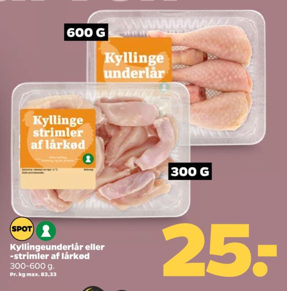 Kyllingeunderlår
