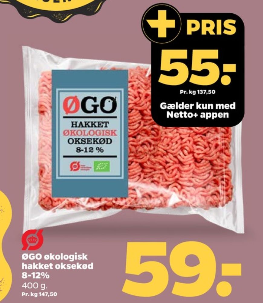 ØGO, Hakket oksekød 8-12%