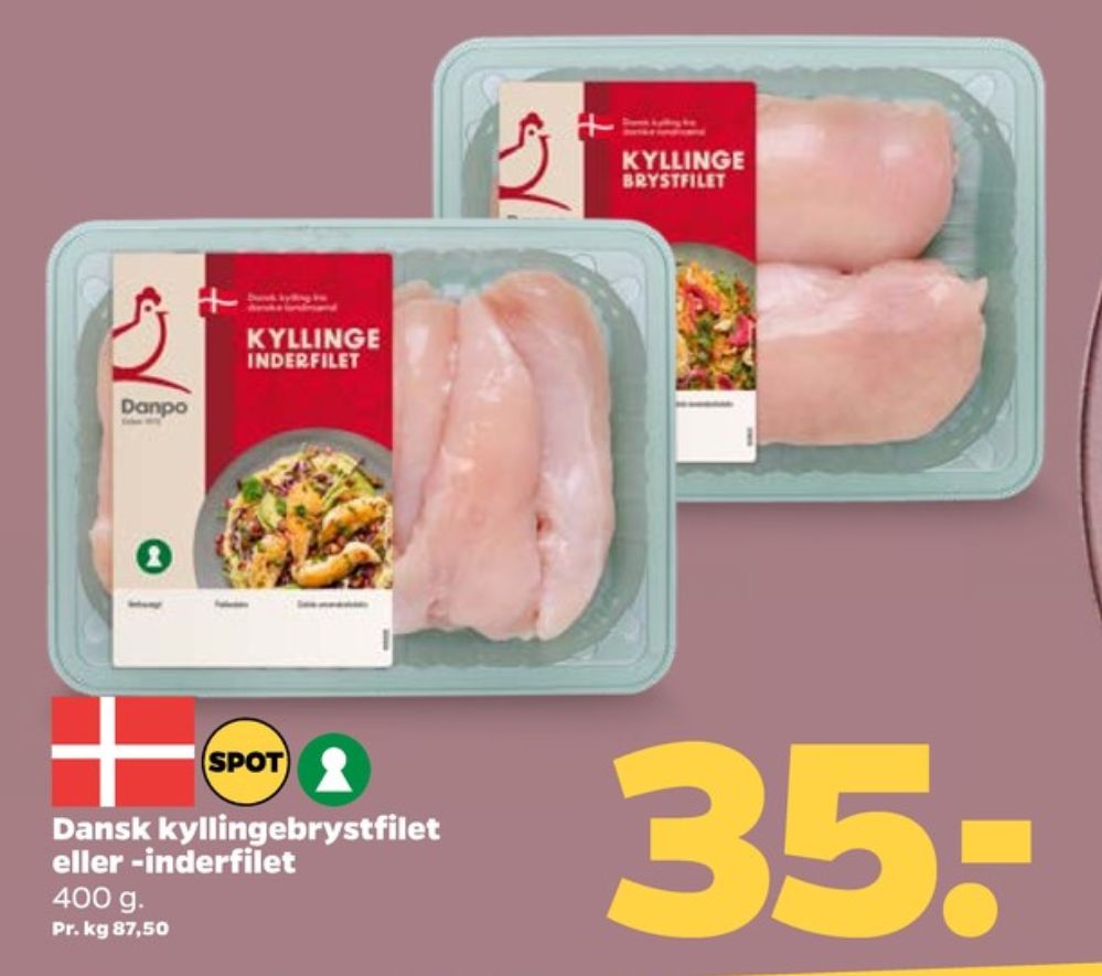 Danpo, Kyllingebrystfilet