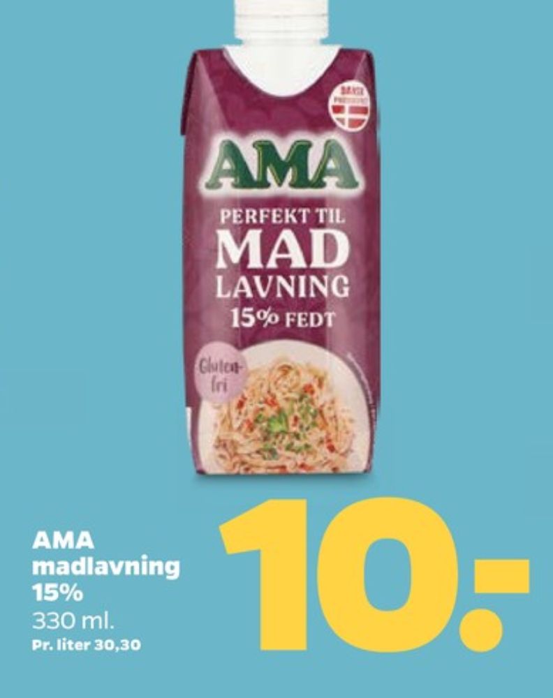 Ama, Madlavningsfløde 15 %