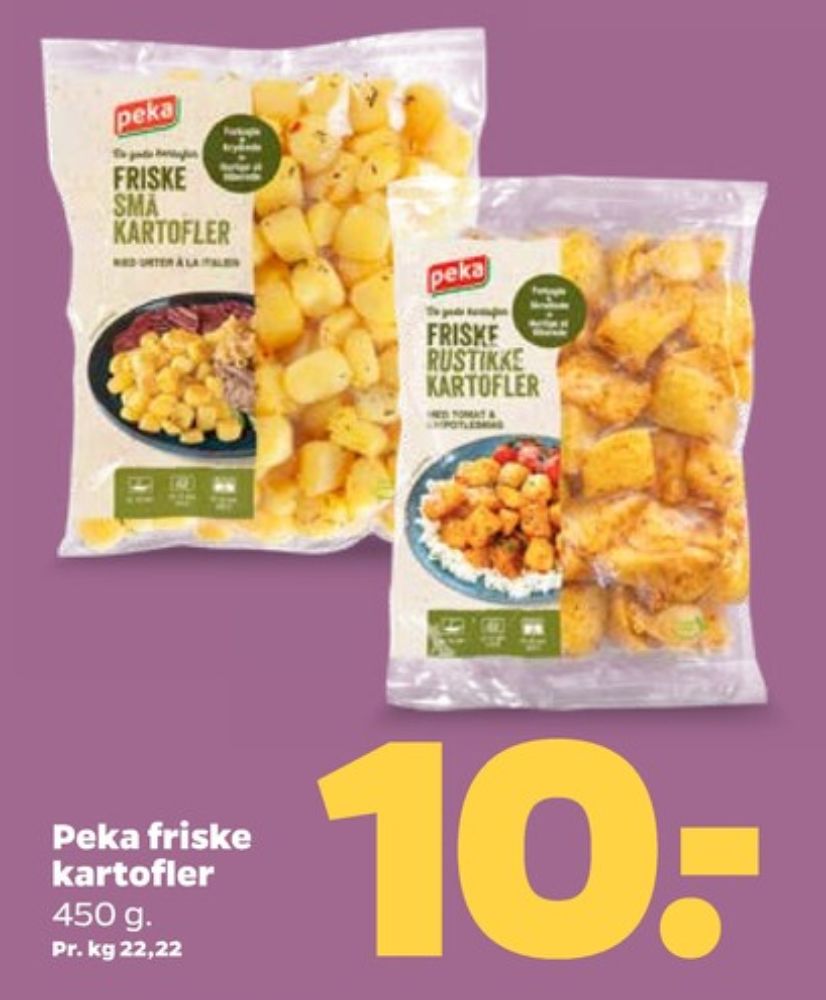 Peka, Friske Små Kartofler