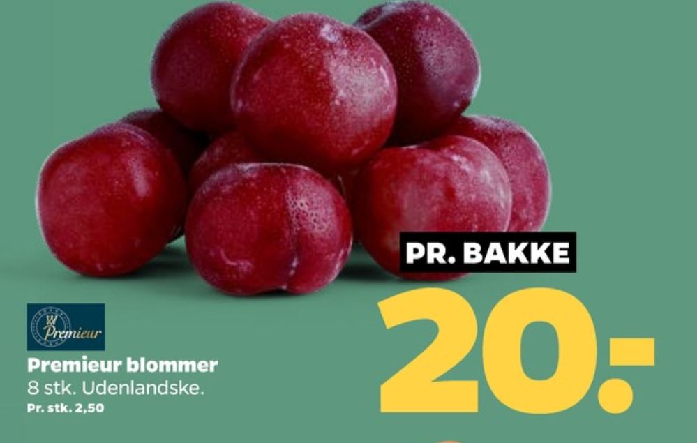 Premieur, Blommer