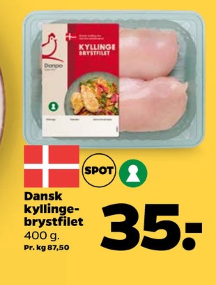Danpo, Kyllingebrystfilet
