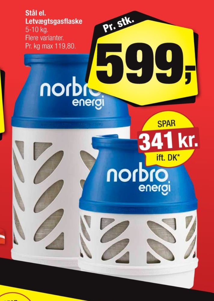 Norbro, Gasflaske