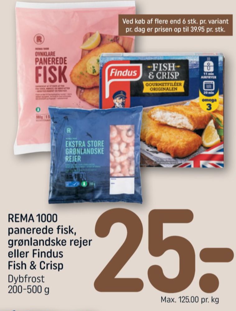 Rema 1000, Rejer