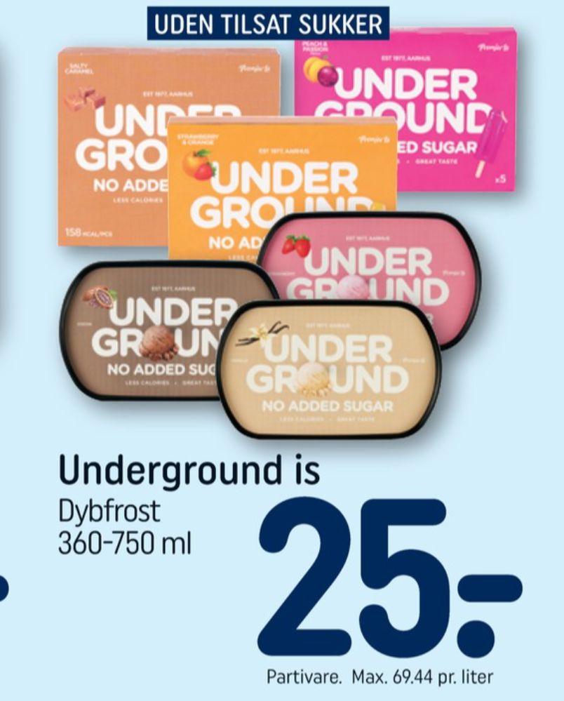 Underground, Vanilje is