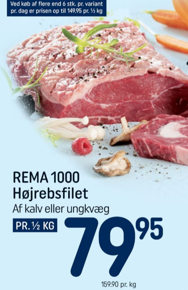 Rema 1000, Kalvehøjrebsfilet