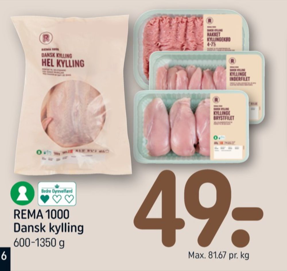 Rema 1000, Kylling