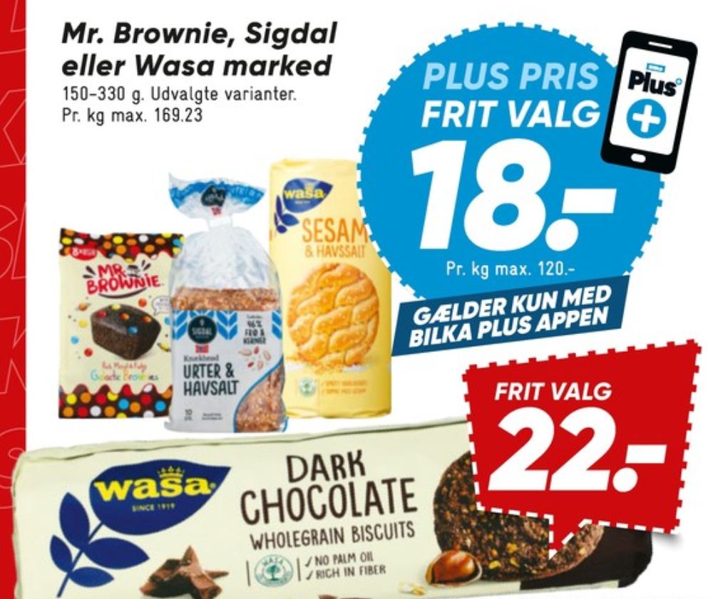 Wasa, Sesam & Havsalt knækbrød