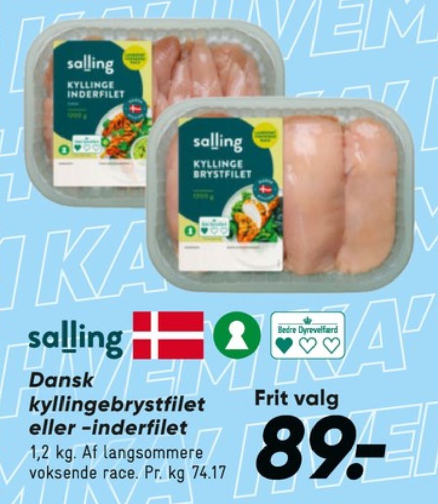 Salling, Kyllingebrystfilet