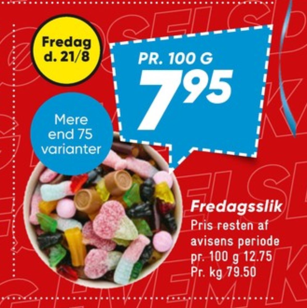 Bland selv slik