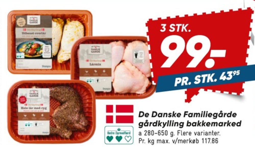 De Danske Familiegårde, Kyllingelårmix