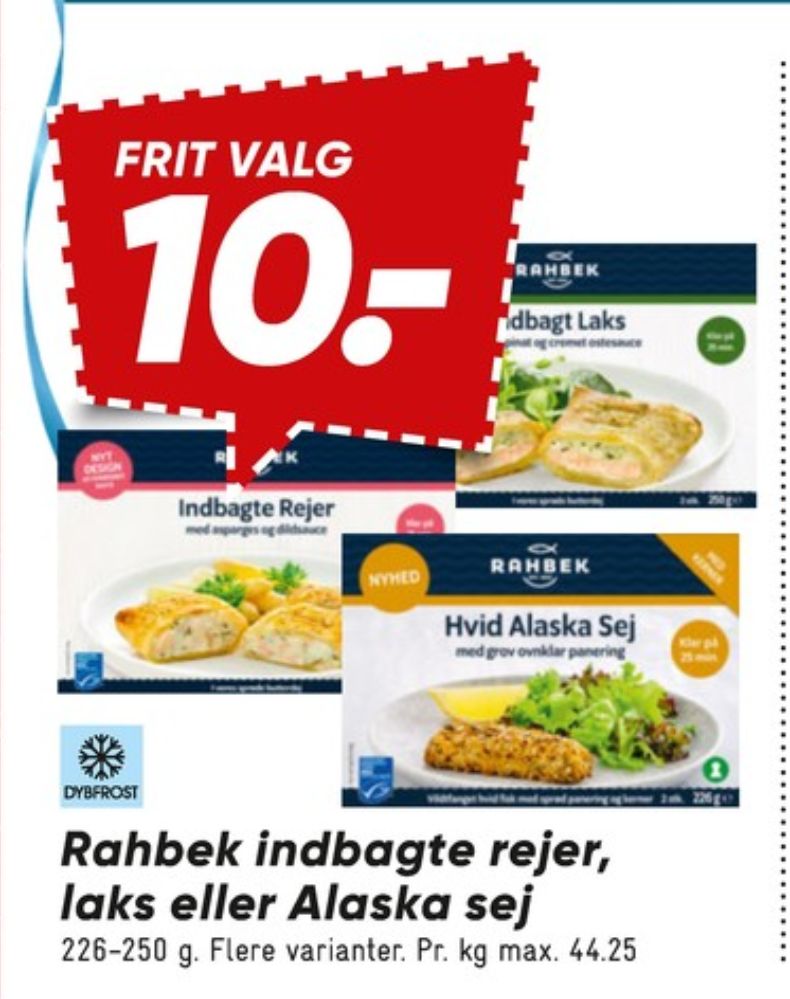 Rahbek, Indbagte Rejer med Asparges og Dildsauce