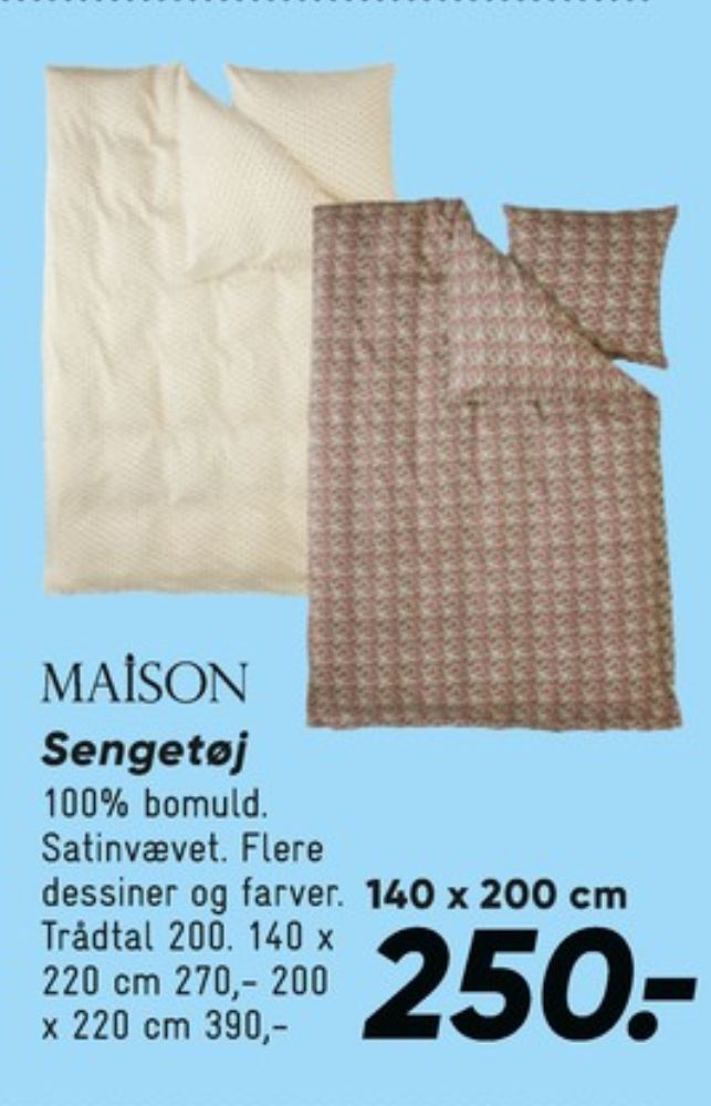 Maison, Sengesæt
