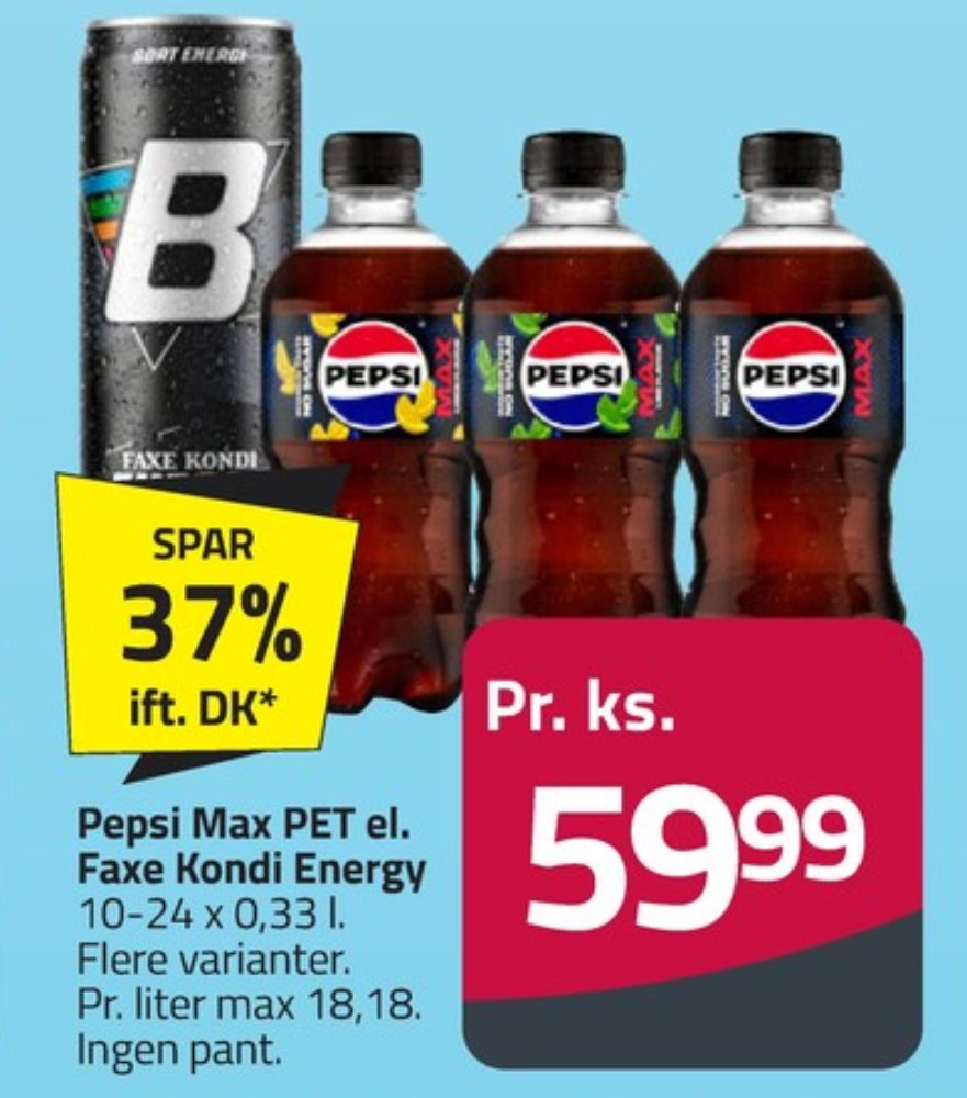 Pepsi Max, Cola 24 pk.