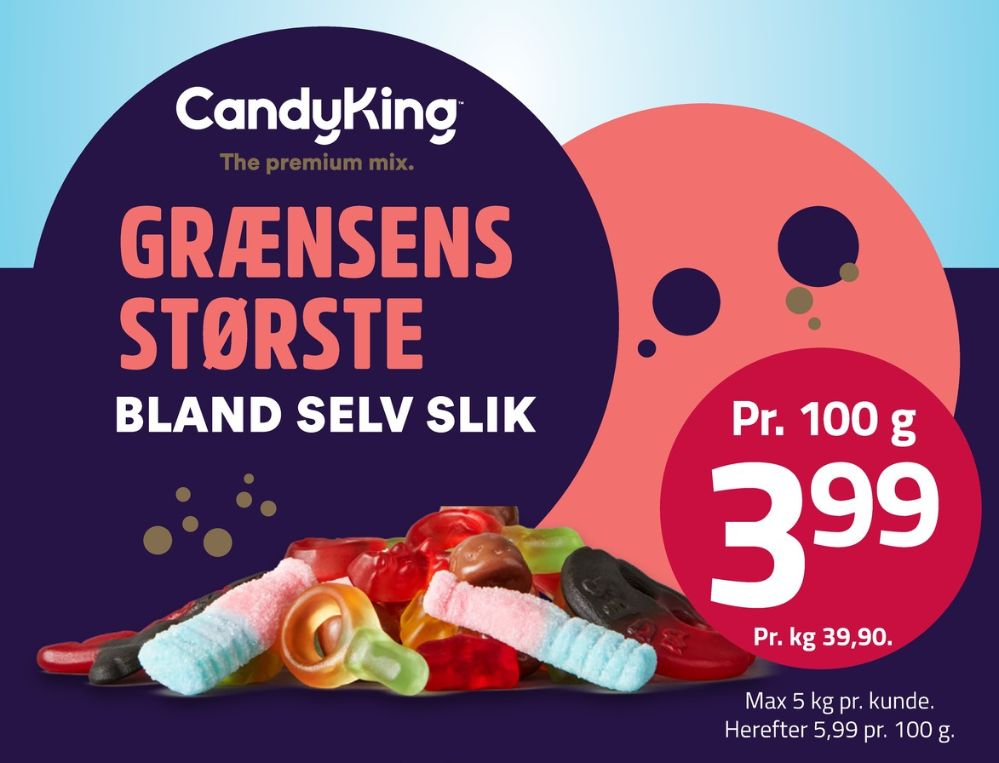 Candy King, Bland selv slik