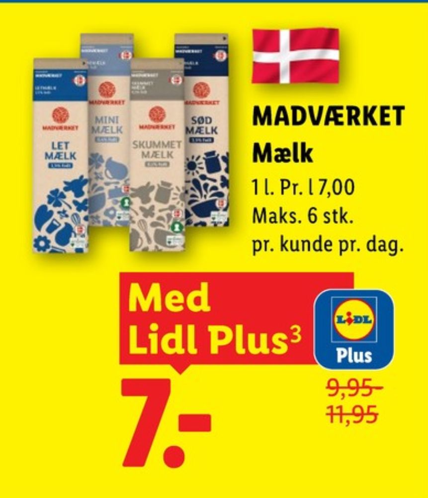 Madværket, Sødmælk