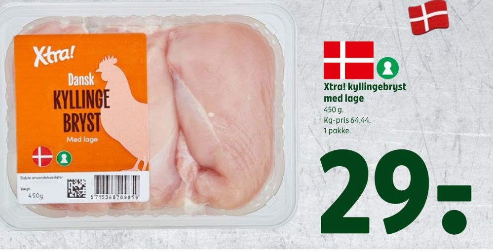 Xtra, Kyllingebrystfilet