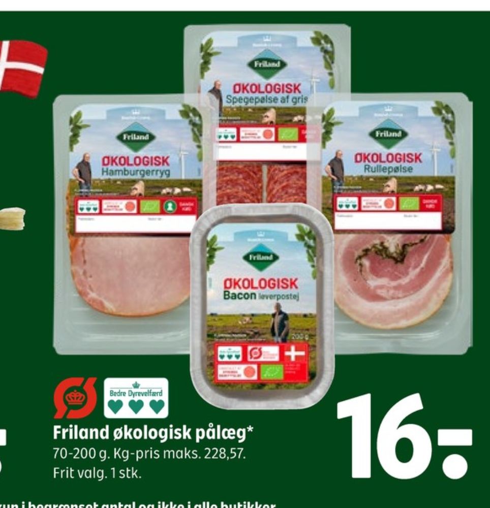 FRILAND Økologi Bacon, Leverpostej