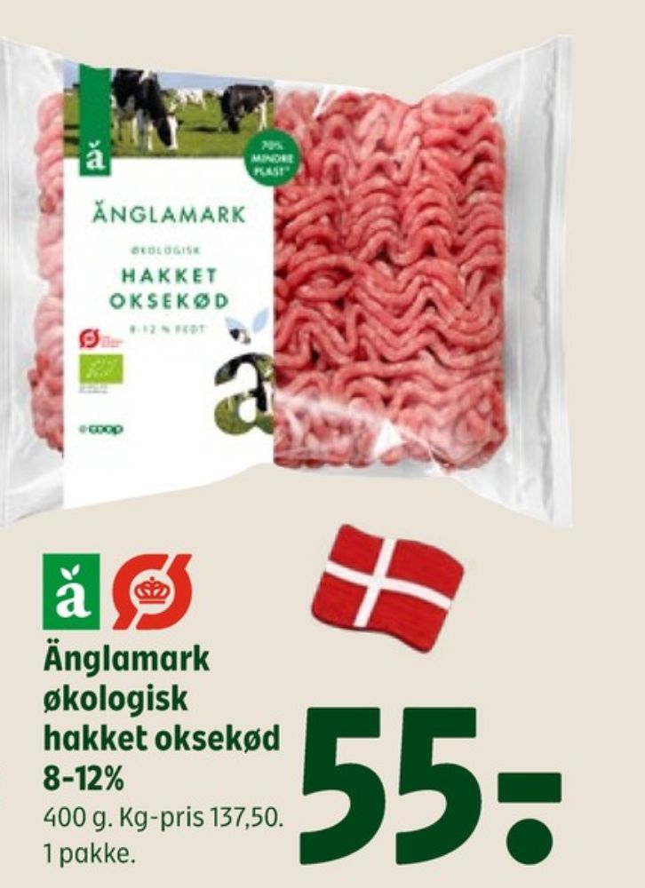 Änglamark, Hakket oksekød 8-12%