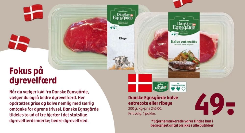 Danish Crown Danske Egnsgårde, Kalveribeye