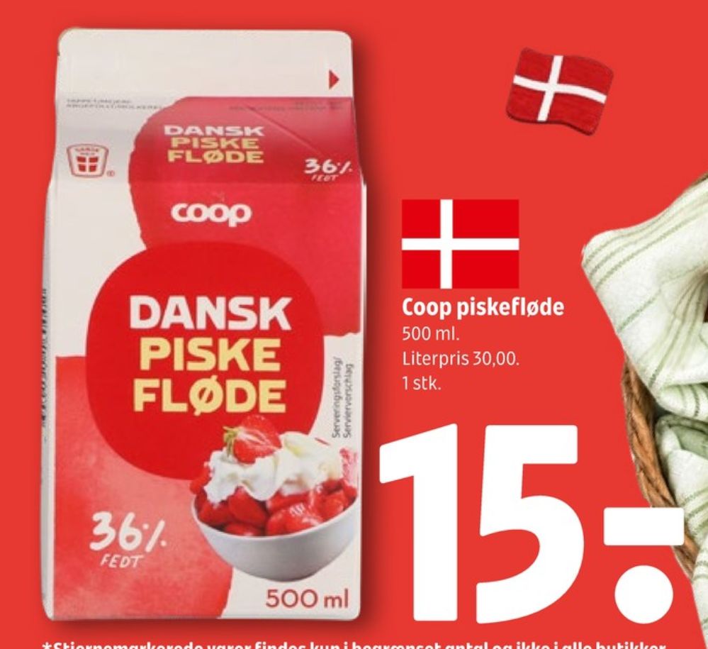 Coop, Piskefløde 36%