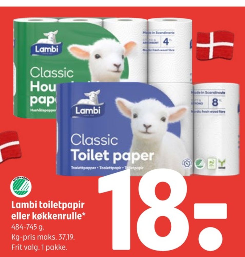 Lambi Classic, Toiletpapir
