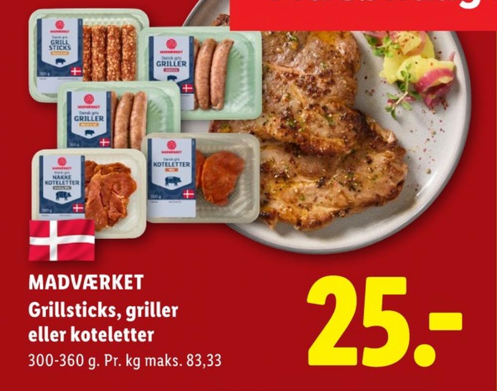 Madværket, Grillpølser