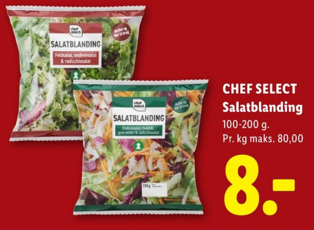 Chef Select, Salatblanding
