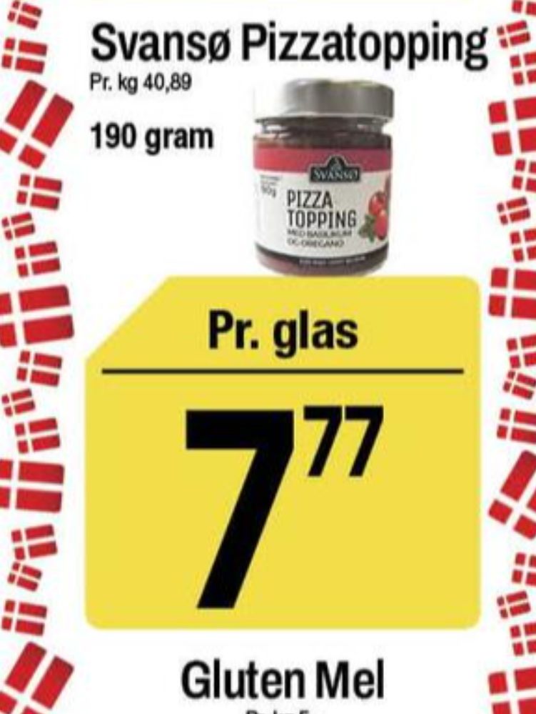 Svansø, Pizzatopping